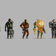 Illustration for article titled emHalo, BioShock, Dead Space/em as 16-bit Heroes